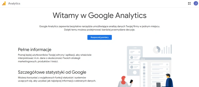 google analytics - zakładanie konta